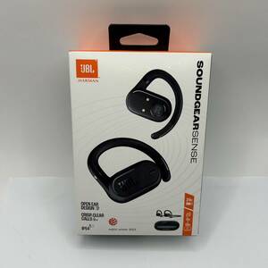 美品★JBL SOUNDGEAR SENSE JBLSNDGEARSNSBLK 完全ワイヤレスイヤホン 耳をふさがない 箱付き オーディオ機器 通電動作確認済 AE2505