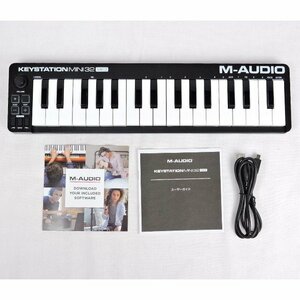 【中古/通電確認済】M-AUDIO Keystation Mini32 MK3 32ミニ鍵盤ポータブルUSB MIDIキーボードコントローラー