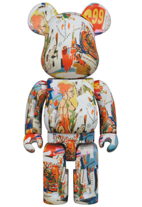 BE@RBRICK Andy Warhol x JEAN-MICHEL BASQUIAT#4 1000%