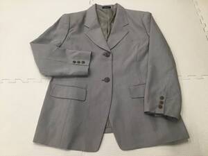 0012-430D 新品【HINUCK】オフィスウェア ジャケット サイズ 17号 /ローズグレー/ハイナック/事務服/OL/受付/制服/大きめ