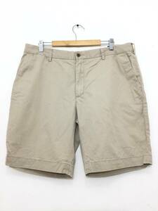 POLO RALPH LAUREN ポロラルフローレン ハーフパンツ チノショーツ 短パン 腰ロゴ W36 メンズL〜 大きめ【良品】242