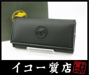 イコー質店　ハンティングワールド　★未使用・保管品　バチュークロス　4連キーケース　ブラック　プレゼント最適　RY5425