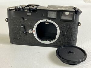 ◆M4 送料込！保険輸送　希少程度良好 ライカ ブラックペイント カメラ　シリアル「M4-1181823」 LEICA M4 動作未確認◆