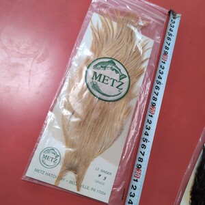 METZ メッツ ハックル Hackle #3 ライトジンジャー lt ginger フライマテリアル フライタイイング ドライフライ ウーリーバガー 阿寒湖