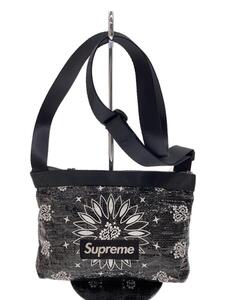 Supreme◆ウエストバッグ/-/BLK/総柄