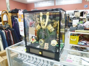 苫小牧市内・札幌市内近郊限定 兜飾り 御節句飾 菊水作 ケース入り オルゴール付き 五月人形 端午の節句 こどもの日 苫小牧西店