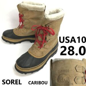 SOREL/ソレル★一番人気モデル！カリブー/CARIBOU/本革/スノーブーツ【10/28.0/brown/茶】インナーブーツ付き/Boots/Shoes◆pWB120-6