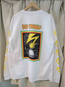 SILAS サイラス SILAS×BAD BRAINS L/S TEE ホワイト Lサイズ 最新人気商品 公式HP 完売 2024 秋冬最新