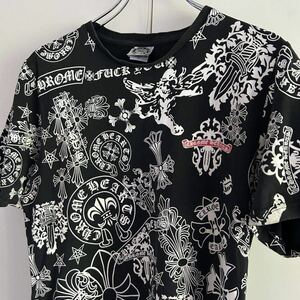 Chrome Hearts クロムハーツ USA製 Tシャツ L ブートレグ アート ムービー ラグジュアリー ブラック 古着 