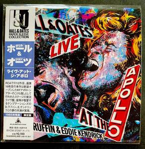 ホール＆オーツ　「ライヴ・アット・ジ・アポロ」　紙ジャケ　中古CD　紙ジャケット