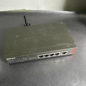 「I44_12K」Buffalo PoE BS-GU2005P LAN ネットワーク 5ポート 動作確認　電源アダプター無し