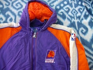 フェニックス サンズ フード付きジャンパー 極美品 表記L STARTER製 スターター NBA Phoenix Suns