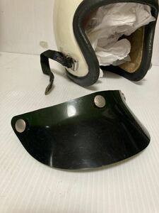 初期バイザー50s稀少60sレアbuco純正レジスタルresistal専用ヴィンテージAMAヘルメットmcブコ当時物vintage helmet visor中古visor