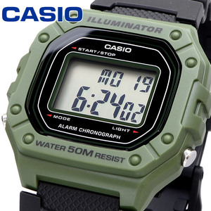 【父の日 ギフト】CASIO カシオ 腕時計 メンズ チープカシオ チプカシ 海外モデル デジタル W-218H-3AV