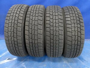 『DUNROP　ダンロップ　WINTERMAXX WM02　ウィンターマックス　155/65R13　2020年製　冬タイヤ　スタッドレスタイヤ　4本セット』