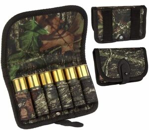 新品国内在庫 BronzeDog社製Ammo Pouch Bag 散弾ポーチ 弾帯(Black Oak Camo)(迷彩)(散弾ファブリックポーチ)