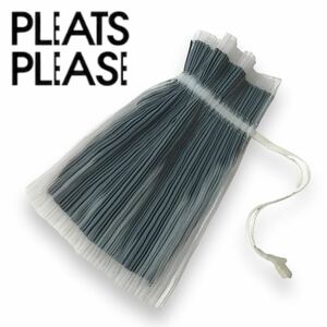 n309 良品 PLEATS PLEASE ISSEY MIYAKE プリーツプリーズ イッセイミヤケ 巾着袋 ポーチ 巾着バッグ ハンドバッグ 正規品 日本製 PP17AG751