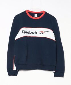 「Reebok」 スウェットカットソー M ネイビー レディース