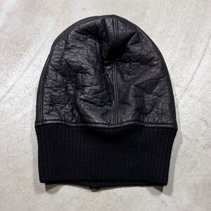 00s L.G.B. Archive Leather Beanie rare ifsixwasnine cap ルグランブルー アーカイブ レザー ビーニー キャップ 帽子 ニット帽