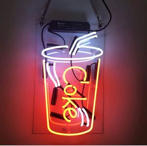 coke cup ネオンサイン led ライトNEON SIGN ビールバー 装飾壁 インテリア