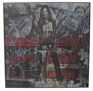 クロムハーツ Chrome Hearts MOTHER & CHILD スカーフ FRAMED SILK SCARF　スカーフ額縁入り