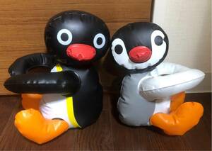 希少品 2002 ミスタードーナツ ダッコちゃん型 ピングー PINGU＆ピンガPINGA 非売品 全2種セット ミスド 上部に紐・吸盤付き レア