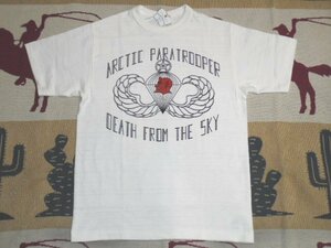 24 ウエアハウス 4601 ARCTIC PARATROOPER クルー オフホワイト M 半袖 Tシャツ