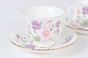 ロイヤルアルバート TAVISTOCK カップ＆ソーサー ペア / ROYALALBERT C/S 2客セット 希少