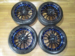 Weds Sport SA-35R 7.5J-17+45 114.3/5H 205/45R17 17インチアルミホイール+2020年製タイヤ4本 NCECロードスター/スイフトスポーツ/CR-Z