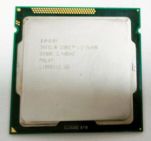 【 送料無料 動作確認済み 中古品 】 CPU Intel Core i7 2600K 3.4GHz インテル 4コア8スレッド SandyBridge 