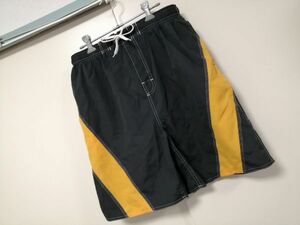 kkyj5198 ■ サーフパンツ ■ 水着 スイムウェア ハーフパンツ 海水パンツ メッシュインナー付き グレー M