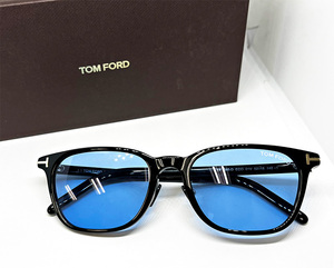 値下げ TOM FORD 正規品 サングラス FT1040D-01V (52) 黒 ブラック / ブルー 新品 ウェリントン UVカット 紫外線対策 トムフォード