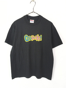 レディース 古着 00s USA製 GOD ROCKS！ 聖書 教育 TV番組 ロゴ プリント Tシャツ XL 古着