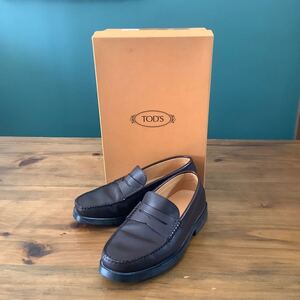 TOD‘S 紳士靴 ローファー ブラウン　サイズ5(24cm)