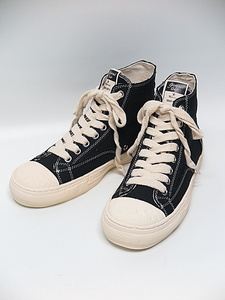 SALE30%OFF/Maison MIHARA YASUHIRO・メゾン ミハラヤスヒロ/PAST SOLE CANVAS HIGHT TOP SNEAKER/BLACK・41