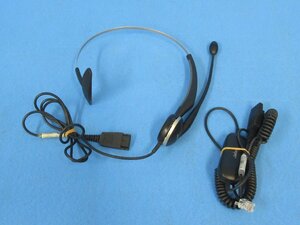 Ω XG1 4809 保証有 Jabra コード付きヘッドセット GN2100 + GN1216 ・祝10000！取引突破！