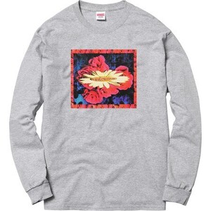 シュプリーム　Supreme Bloom L/S Tee　GREY　M　シュプリーム　ロンT