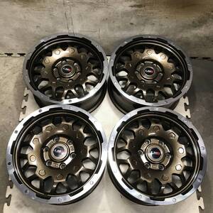 【17×7.5J+25 PCD139.7 6H】レアマイスターLMG アルミホイール 4本 150/120系ランドクルーザープラド