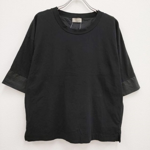 MARGARET HOWELL 578-0168606 サイズ2 コットン 半袖Ｔシャツ カットソー ブラック マーガレットハウエル 4-0804S 241811