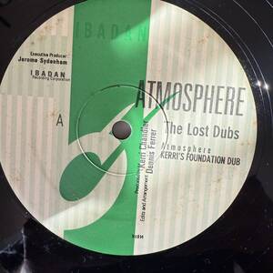 Kerri Chandler Atmosphere (The Lost Dubs) / レコード, 12", 33 RPM / Ibadan irc014