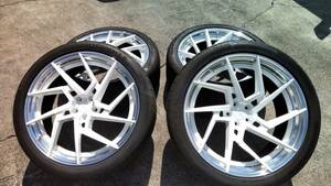 #14【BC FORGED】鍛造　BCフォージド　BC Forged ２ピース　ホイール4本セット　ホワイト加工　HCA218 23インチ　メルセデスAMG　GLE43　