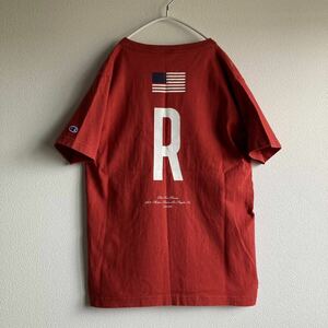 希少カラー! Ron Hermanロンハーマン RHC × Champion チャンピオン Rビッグロゴ T1011 ヘビーウェイト Tシャツ 半袖シャツ スウェット S