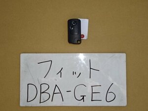 フィット　25年　DBA-GE6　キーレスキー　スマートキー