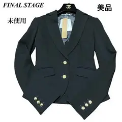 未使用　美品　FINAL STAGE テーラードジャケット　ゴールドメタルボタン