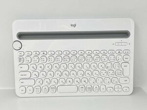 U644【美品】 ロジクール Multi-Device Keyboard K480 K480BK ホワイト