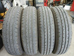 【4本価格】155/80-14　155/80r14　88/86N　ヨコハマ　ブルーアースバン　RY55　プロボックス　サクシード