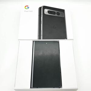 【ほぼ未使用】 Google Pixel Fold G0B96 Obsidian 5G 256GB SIMフリー 判定〇 ブラック 通電確認済 現状品