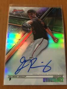 【覚醒/今季13勝/Orioles/Grayson Rodriguez】2018 Bowman