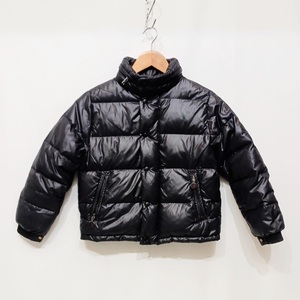 MONCLER モンクレール キッズ ダウンジャケット サイズ128cm 黒系 ナイロン 720-052-00083 フード収納