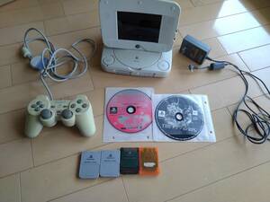 希少品　SONY PS one SCPH-100　ゲーム機　コントローラ　動作品　№20537ーSK